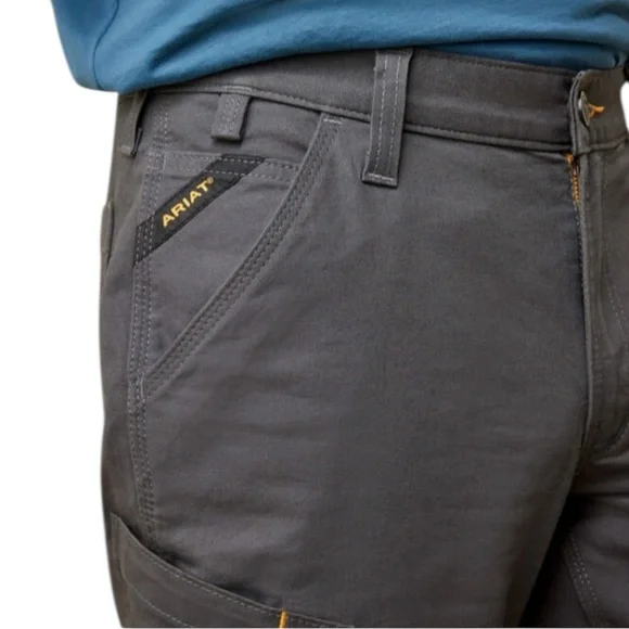 Ariat style 10045375 M5 Rebar Work Pants With Knee Pads Included 28/32 - Picture 4 of 15